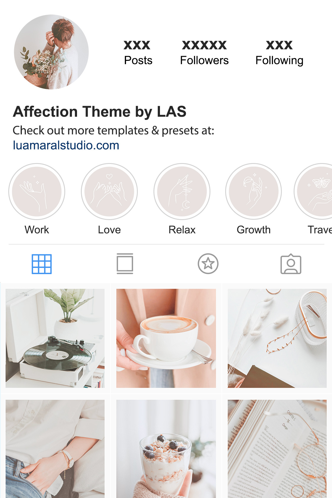 12 Soft and elegant Instagram Highlight Covers | Affection theme ⋆ The ...