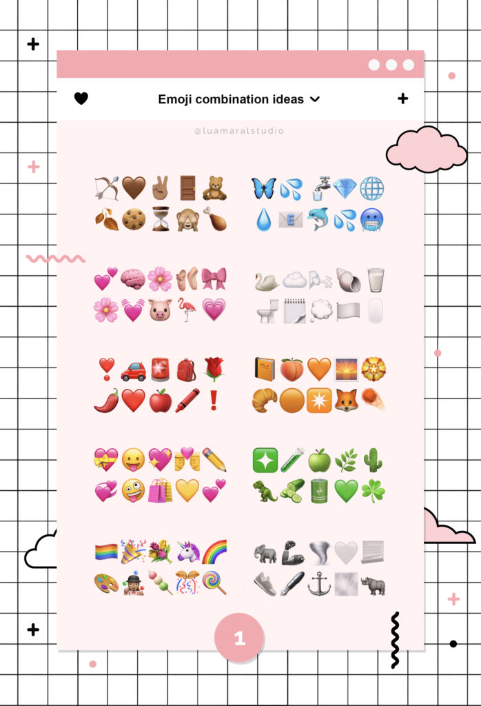 [2024 update!] Cute aesthetic emoji combinations to copy and paste: The ultimate collection ⋆ 