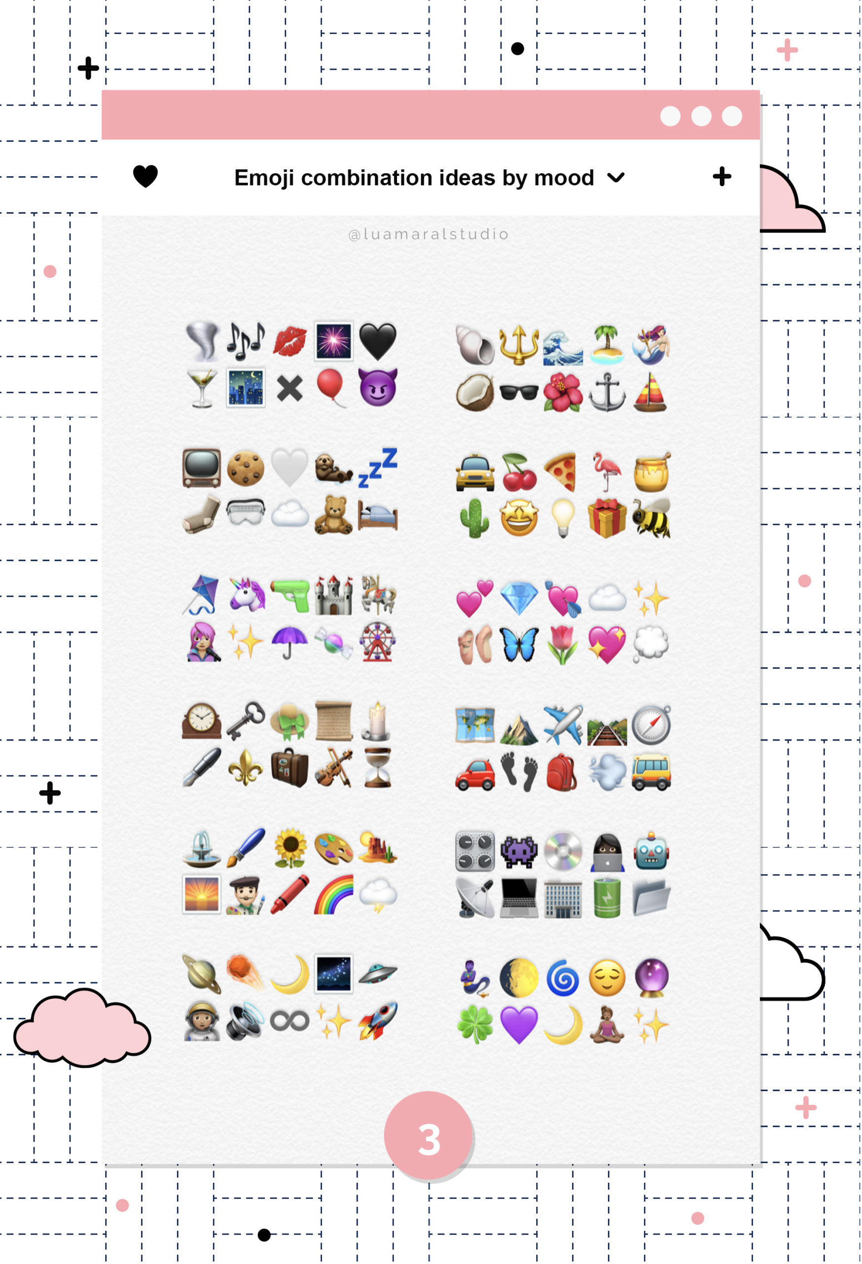 Emoji Combinations By Mood Scaled 