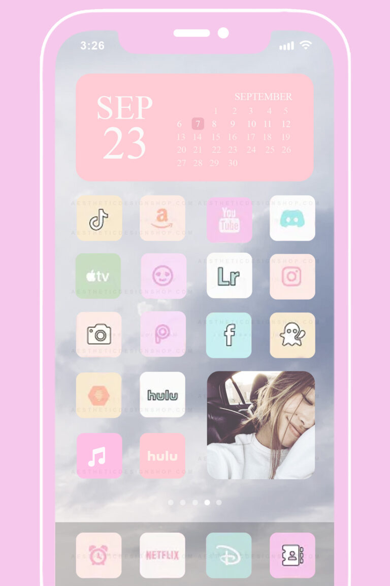 Pastel Aesthetic Home Screen App Icons The Aesthetic Shop