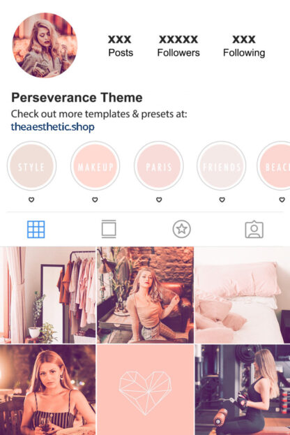 Feminine blogger Instagram highlight covers