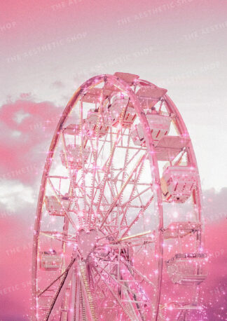 Glittering Pink Ferris Wheel