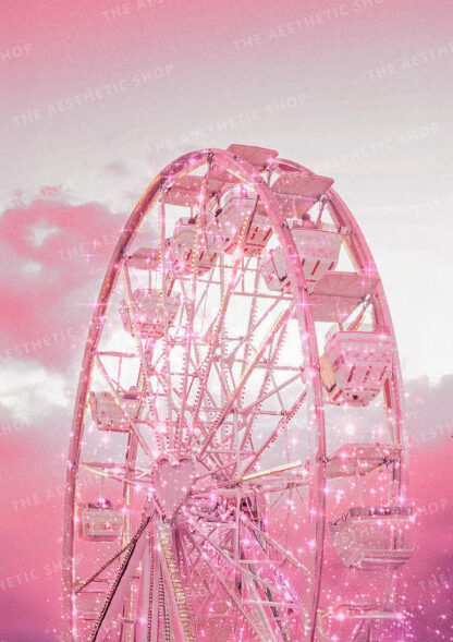 Glittering Pink Ferris Wheel