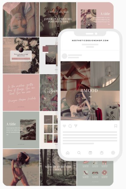 30 Easy-to-Edit Instagram Canva templates | Luxury theme ⋆ The ...