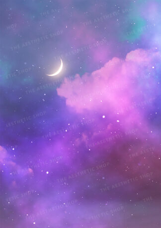 Lunar Dreamscape Celestial Night Sky