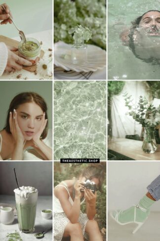 Sage Green Aesthetic Lightroom Photo and Video Preset