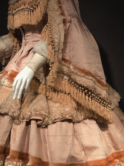 Vintage victorian dress on mannequin