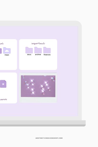 lavender light purple desktop aesthetic des by lu amaral studio 4