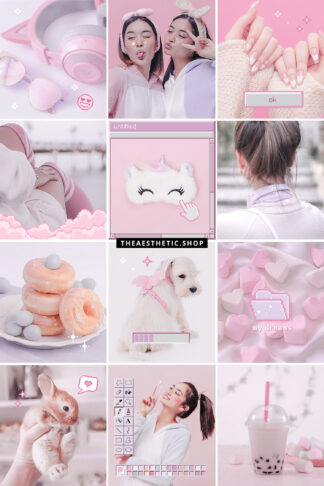 Kawaii Aesthetic Lightroom Photo Preset by the Aesthetic Shop