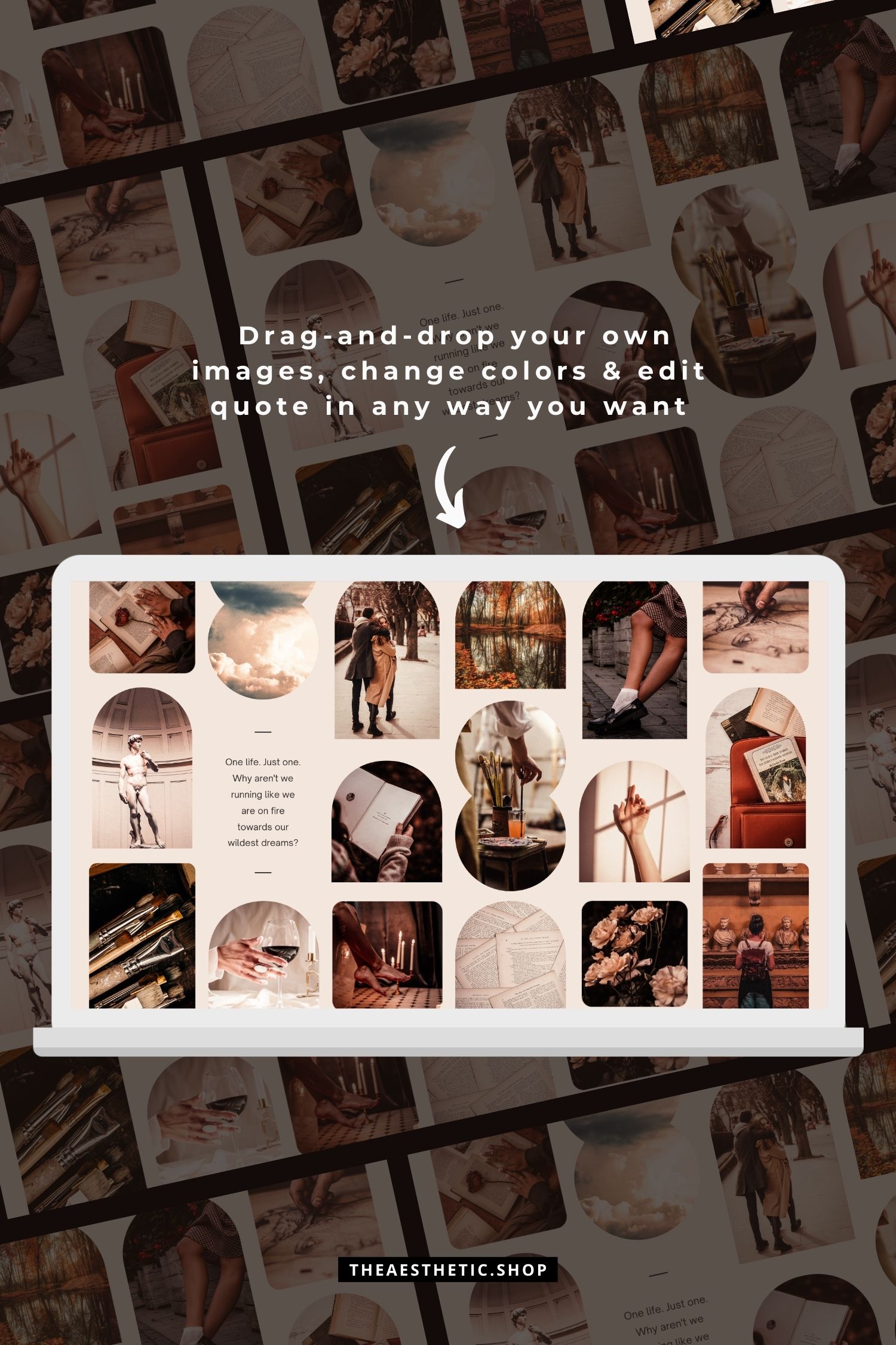 Beige wallpaper aesthetic  Vision board images, Vision board examples,  Vision board pictures