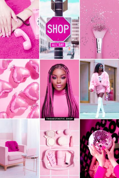 Barbiecore Aesthetic Lightroom Photo and Video Preset