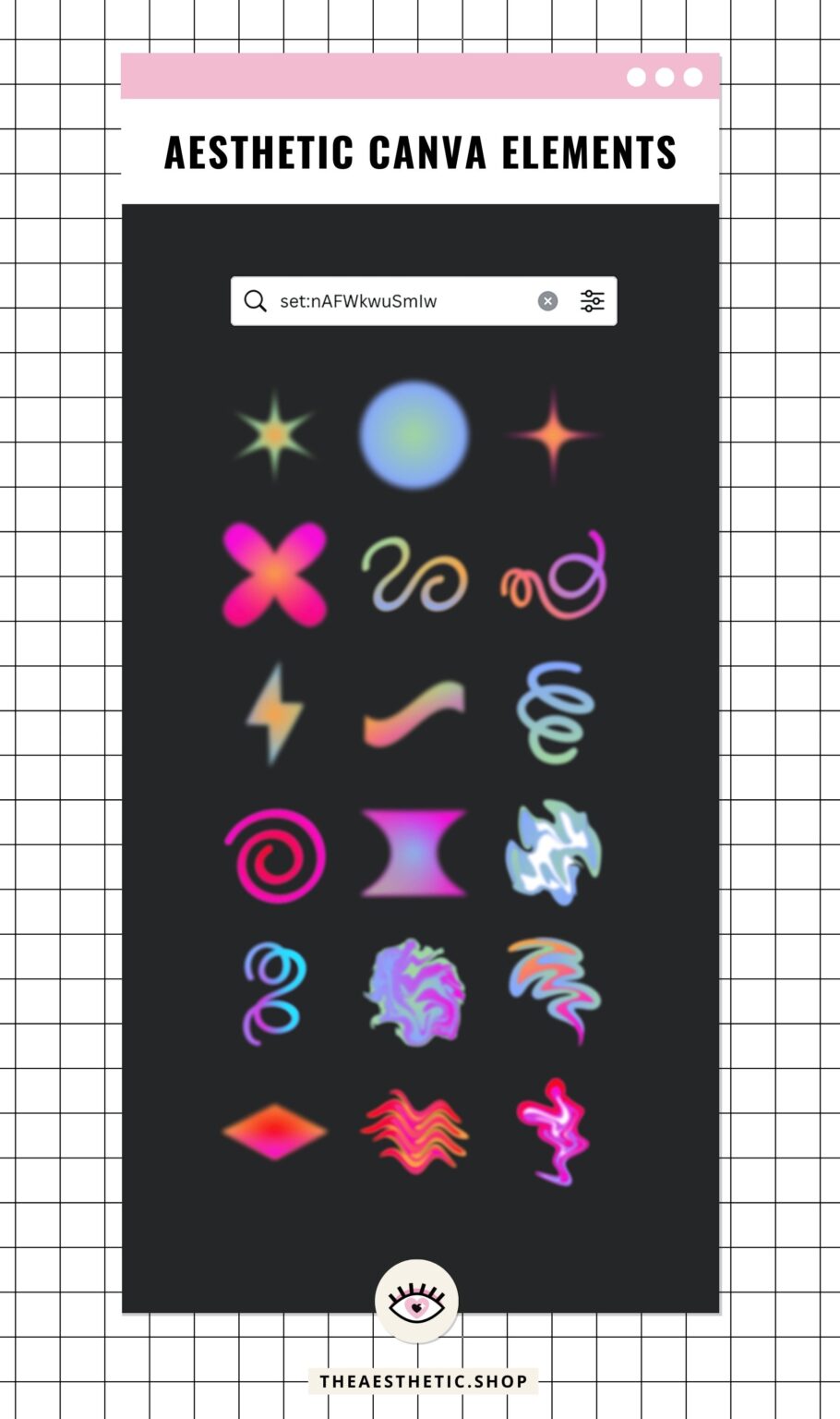 My favorite Aesthetic Canva element sets for Canva free ⋆ The Aesthetic ...
