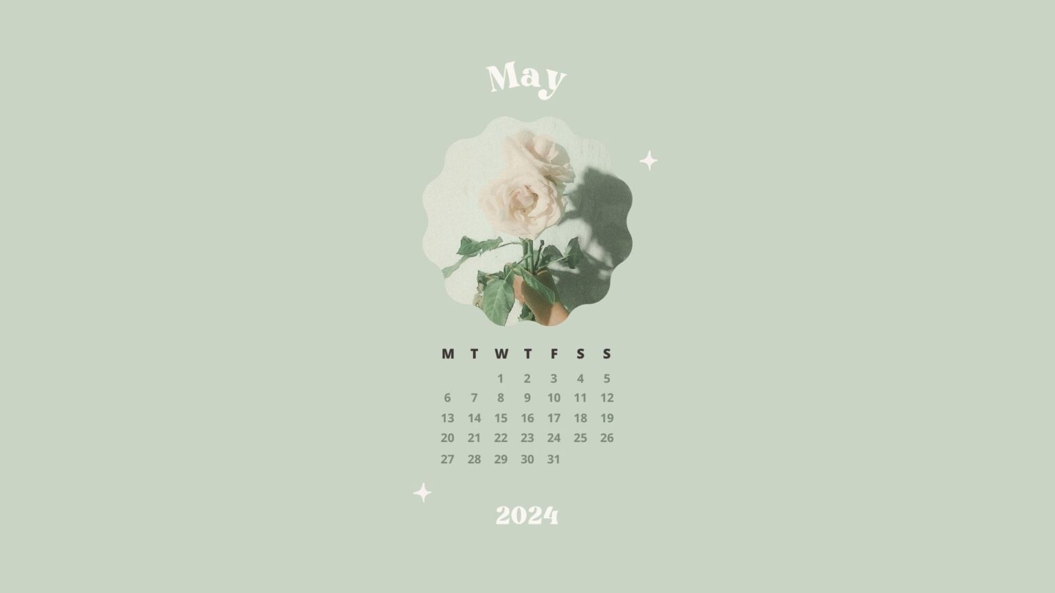 May 2024 free aesthetic calendar wallpaper / lock screen backgrounds ...